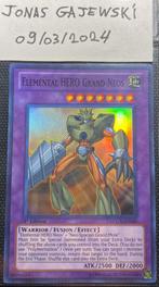Elemental Hero Grand Neos (1st Ed. - Super - LCGX-EN060), Ophalen of Verzenden, Zo goed als nieuw, Meerdere kaarten, Foil