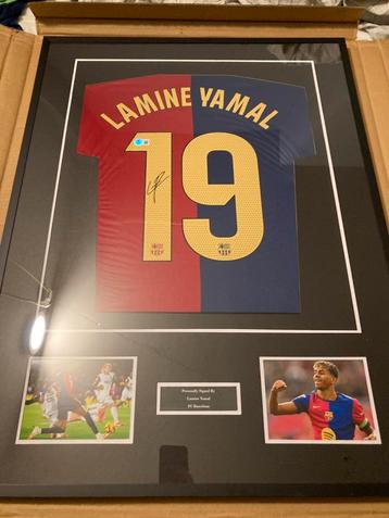 Gesigneerd Lamine Yamal shirt beschikbaar voor biedingen