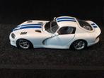 Dodge Viper GTS Coupé 1997 - 1:18, Ophalen of Verzenden, Zo goed als nieuw, Auto, Burago