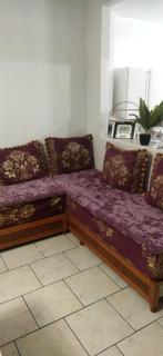 Salon marocain 3+3 complet comme sur photo bon qualité, Maison & Meubles, Enlèvement ou Envoi, Comme neuf