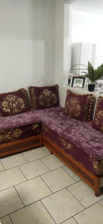 Salon marocain 3+3 complet comme sur photo bon qualité  beschikbaar voor biedingen