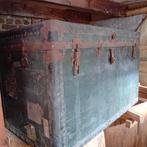 Oude reiskoffer met tickets van red star line, Huis en Inrichting, Ophalen, Gebruikt