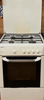 BEKO gasfornuis, 4 branders + oven, prijs: 50€, Gebruikt, 60 cm of meer, Gas, Vrijstaand