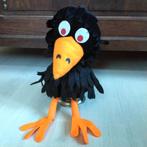 de raaf fabeltjeskrant handpop, Kinderen en Baby's, Speelgoed | Knuffels en Pluche, Ophalen of Verzenden, Gebruikt