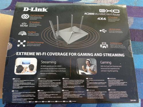 wifi router D-LINK DIR882 AC2600 MU-MIMO, foutieve aankoop, Computers en Software, Routers en Modems, Zo goed als nieuw, Router