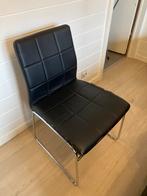 Gratis 4 zwarte stoelen, Ophalen, Gebruikt