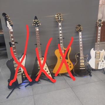 epiphone SG 3 pick up's en ,  epiphone les paul 3 pick up beschikbaar voor biedingen