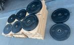 Bumperplates 5 - 10 - 20 - 25kg / vanaf €2/kg, Sport en Fitness, Fitnessmaterialen, Ophalen, Nieuw, Halterschijven
