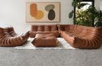 Sofa set in cognac leder van Ligne Roset - Togo, Huis en Inrichting, Ophalen, Zo goed als nieuw, Leer