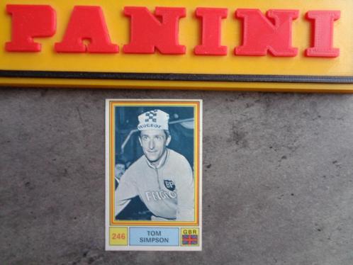 PANINI   TOM SIMPSON sticker SPRINT 71 ANNO 1971, Hobby en Vrije tijd, Stickers en Plaatjes, Sticker, Ophalen of Verzenden