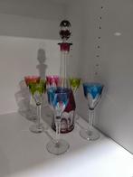 Kristallen wijnglazen v.s.l., Antiek en Kunst, Ophalen