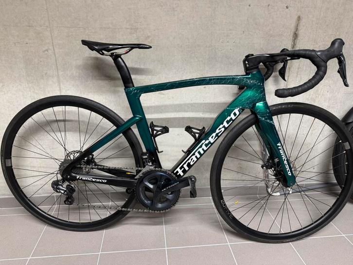 Koersfiets Francesco Carbon, Fietsen en Brommers, Fietsen | Racefietsen, Zo goed als nieuw, Overige merken, Meer dan 20 versnellingen