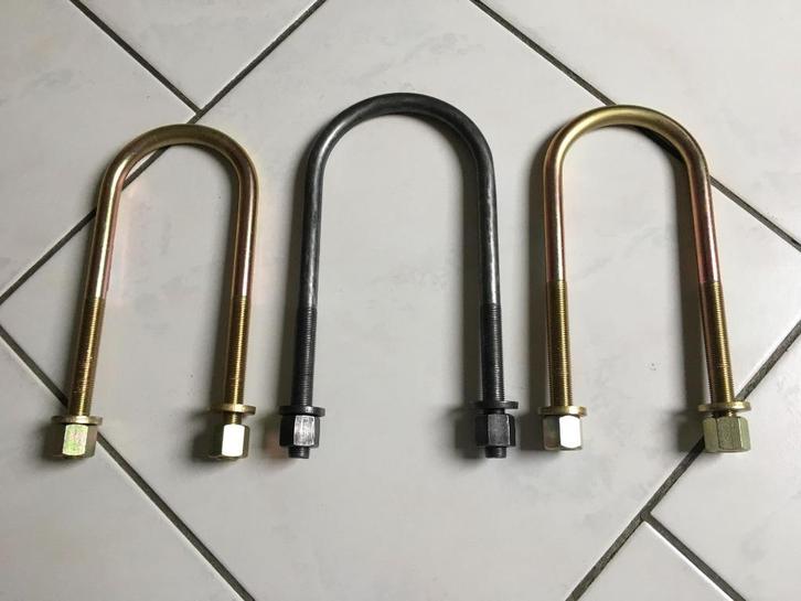 Te koop veerstroppen set voorkant (verlengd) Dodge w200, Auto-onderdelen, Klein materiaal, Amerikaanse onderdelen, Oldtimer onderdelen