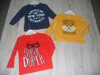 3 longsleeves maat 92, Enlèvement ou Envoi, Comme neuf, Garçon, Chemise ou À manches longues