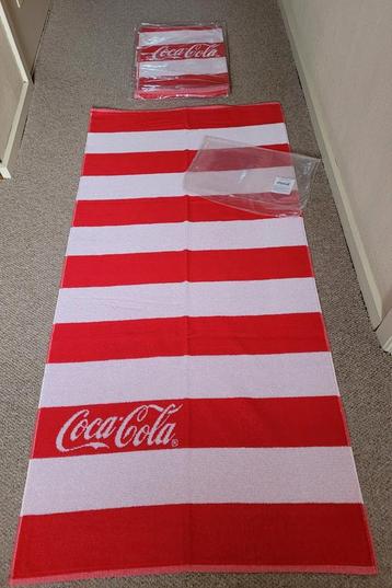 1 grote coca-cola strandhanddoek, Nieuw  beschikbaar voor biedingen