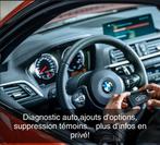 Diagnostic toutes marques + ajouts d'options et suppression, Autos, BMW, Achat, Particulier
