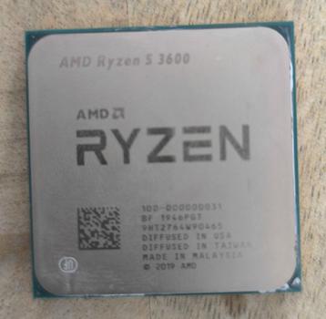 CPU AMD Ryzen 5 3600, 6-core, AMD Ryzen 5, Utilisé, Socket AM4