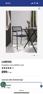 Tuinstoelen jysk labing, Tuin en Terras, Ophalen, Zo goed als nieuw, Stapelbaar