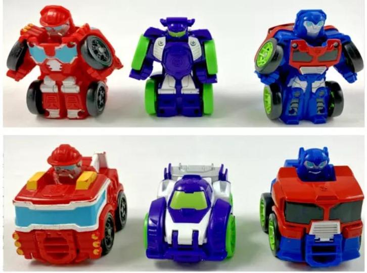 Transformers Rescue Bots Flip Racer 3 Stuks Playskool Heroes, Verzamelen, Transformers, Zo goed als nieuw, Verzenden