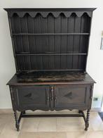 Antieke buffetkast / servieskast in donker hout – 184x123x48, Ophalen, 100 tot 150 cm, 150 tot 200 cm, 25 tot 50 cm
