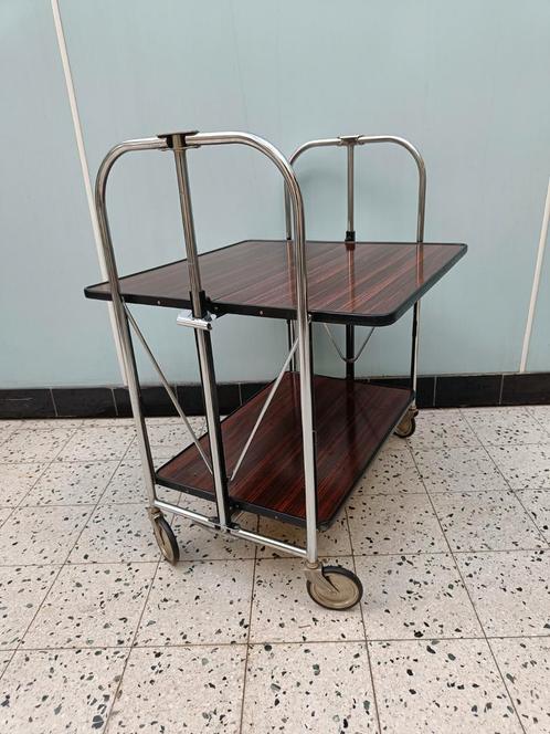 Vintage theewagen / trolley Bremshey & Co, Huis en Inrichting, Tafels | Bijzettafels, Gebruikt, Ophalen