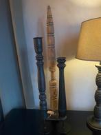 Set van 2 zwarte hoge kandelaars, Ophalen of Verzenden, ., ., .