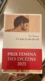 Ce que je sais de toi de Eric Chacour, Ophalen, Europa overig, Eric Chacour, Nieuw