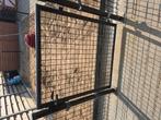 Zwarte omheining en 2 poorten 1,20 maar hoog, Tuin en Terras, Ophalen, Gebruikt