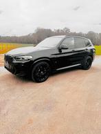 BMW X3 30E-MSPORT-PANO-BTW-20”-SFEERVERLICHTING, Auto's, Automaat, 4 cilinders, Zwart, Leder