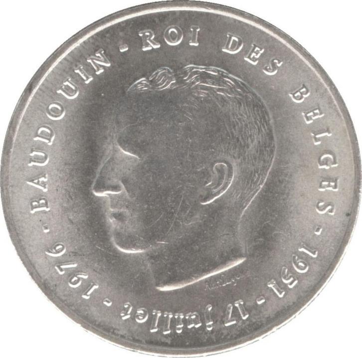 monnaie belge 250 francs belge 1976 règne du Roi Baudouin, Postzegels en Munten, Munten | België, Setje, Zilver, Zilver, Ophalen of Verzenden