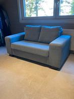 Stoffe zetel blauw, Huis en Inrichting, Zetels | Zetels, Ophalen, Zo goed als nieuw