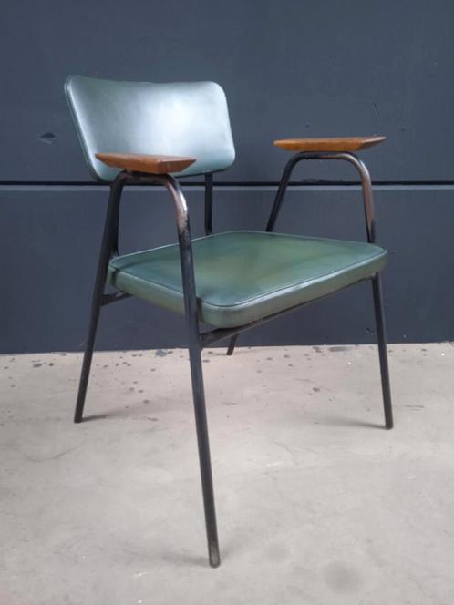 Industriële / vintage armchair ; Pierre Guariche, Maison & Meubles, Chaises, Comme neuf, Enlèvement