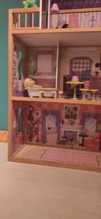 maison de poupée en bois, environ 1 m de haut et 80 cm de la, Comme neuf, Maison de poupées, Enlèvement