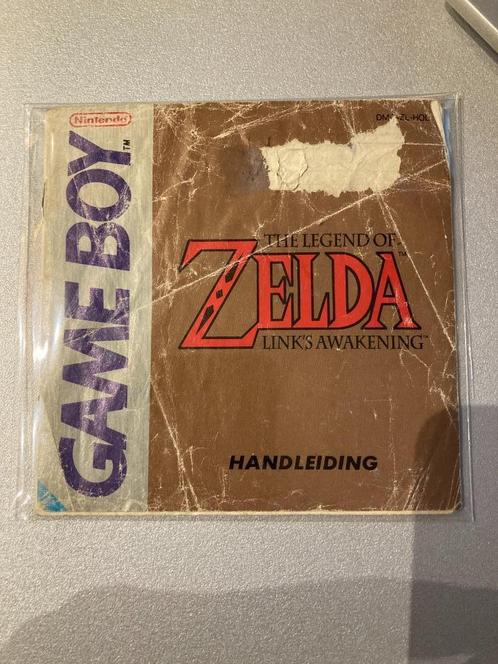 Zelda - Link's Awakening handleiding, Consoles de jeu & Jeux vidéo, Jeux | Nintendo Game Boy, Utilisé, Jeu de rôle (Role Playing Game)