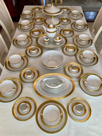 Servies Aofi Bavaria décors karlsbader Gold 24 k 79 pièces  beschikbaar voor biedingen