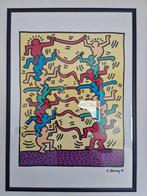 Keith Haring offset met authorized stempel foundation 104 x, Ophalen