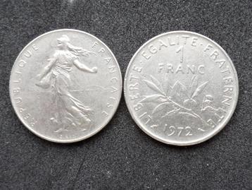 1 Franse franc van 1972  beschikbaar voor biedingen