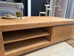 Salontafel van teakhout, Huis en Inrichting, Ophalen, Zo goed als nieuw, Rechthoekig, Teakhout