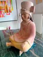 Groot Terracotta beeld ., Enlèvement, Utilisé