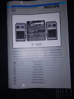 Combinaison stéréo Vintage Philips F1652, Enlèvement, Philips