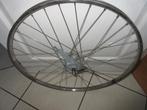 Voorwiel 28 Inch inox(roestvrij)met trommelrem goede staat, Fietsen en Brommers, Fietsonderdelen, Ophalen, Gebruikt, Algemeen