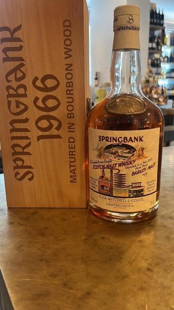 SPRINGBANK 31 YEARS OLD 1966 1997 - LOCAL BARLEY - CASK 1966, Enlèvement, Neuf, Pleine