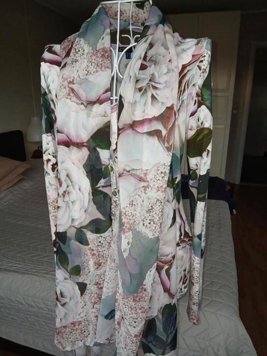 S 36/38 bloes ZONDER sjaal, Kleding | Dames, Blouses en Tunieken, Zo goed als nieuw, Maat 36 (S), Overige kleuren, Ophalen of Verzenden