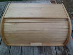 Broodtrommel voor keuken, Brood bewaardoos, hout, klapdeksel, Ophalen of Verzenden, Gebruikt