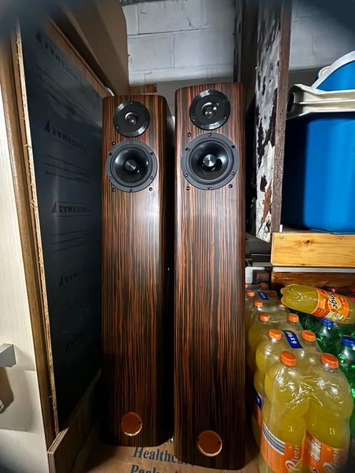 High end speakers audio physic bruine kleur zoals eerste got, Audio, Tv en Foto, Luidsprekerboxen, Zo goed als nieuw, Overige typen