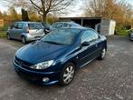 Peugeot 206cc cabriolet 2007 1.6i 86000km airco nette staat, Auto's, Voorwielaandrijving, 4 zetels, Stof, Blauw