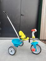 Smoby driewieler met duwstang, Fietsen en Brommers, Ophalen, Zo goed als nieuw, Smoby, Duwstang