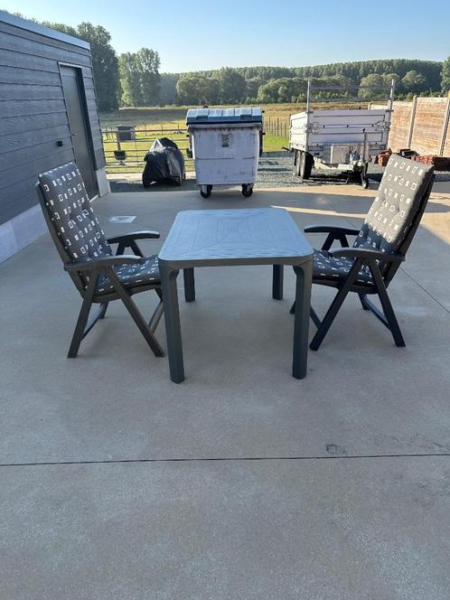 Stevige Hartman Prestige tuinset, Tuin en Terras, Tuinstoelen, Zo goed als nieuw, Kunststof, Inklapbaar, Stapelbaar, Verstelbaar