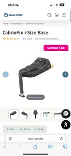 Maxi Cosi cabriofix I-Size - NIET GEBRUIKT!, Kinderen en Baby's, Autostoeltjes, Ophalen, Nieuw, Isofix, 0 t/m 13 kg