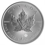 Canada 2015- Feuille d'érable argentée 1 oz 32,00€ En stock , Timbres & Monnaies, Métaux nobles & Lingots, Argent, Enlèvement ou Envoi